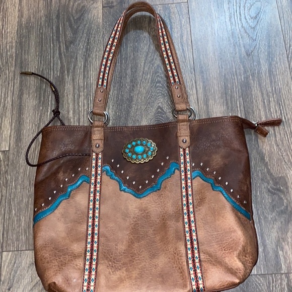 Coral ridge western style tote - Picture 2 of 12